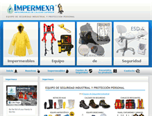 Tablet Screenshot of impermexa.com
